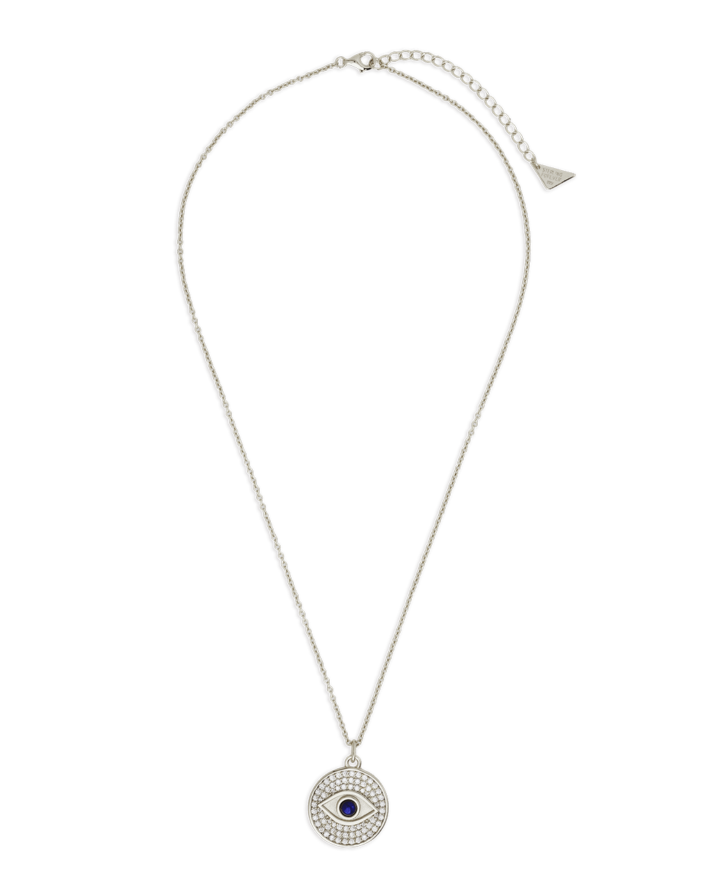 Evil Eye Pave CZ Pendant