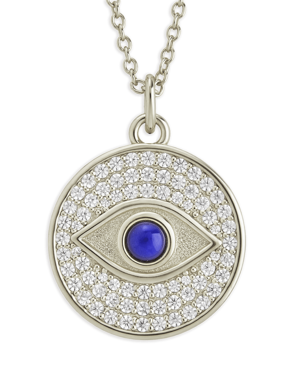 Evil Eye Pave CZ Pendant