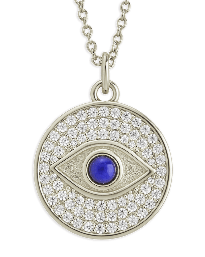 Evil Eye Pave CZ Pendant