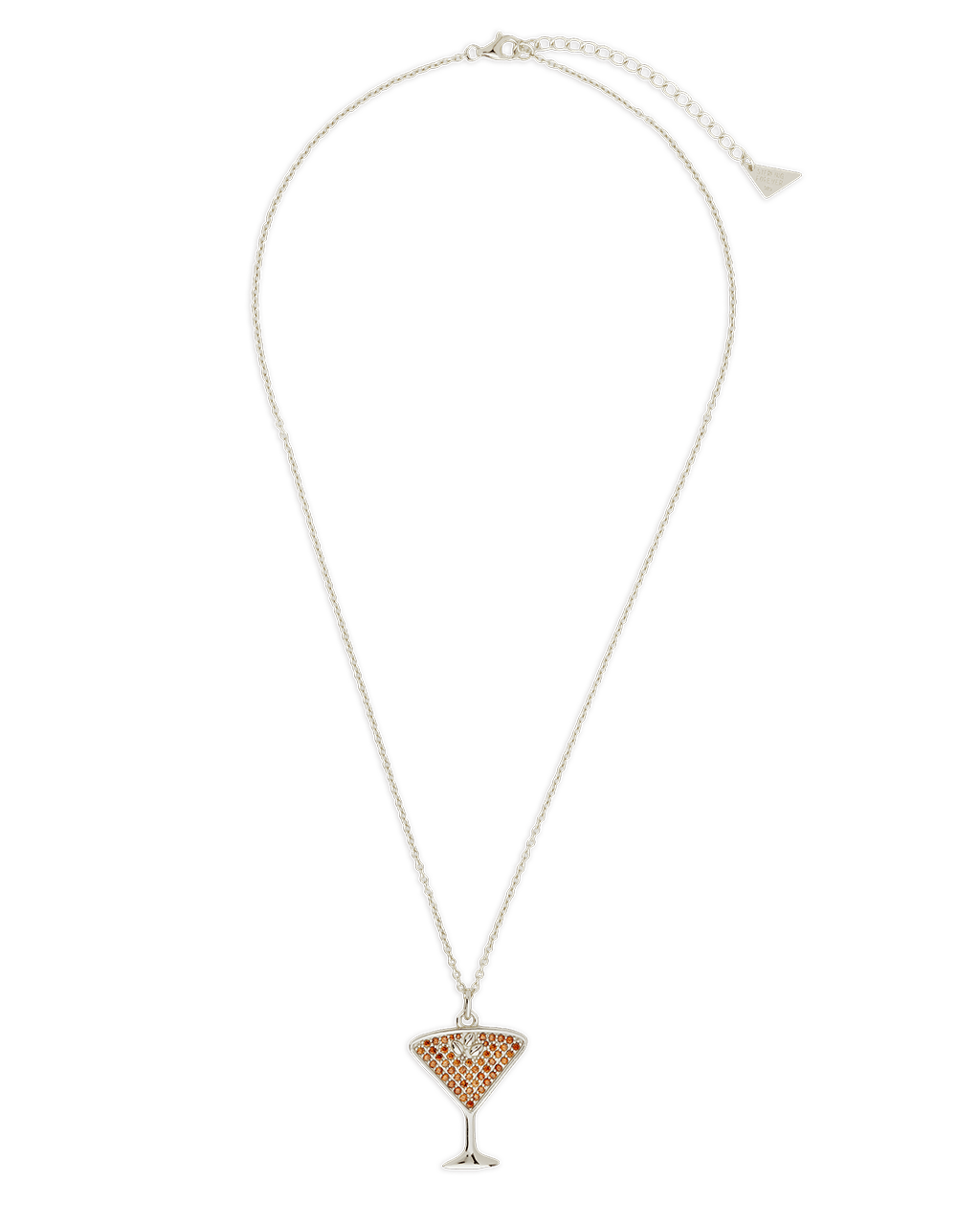 Espresso Martini Pave CZ Pendant