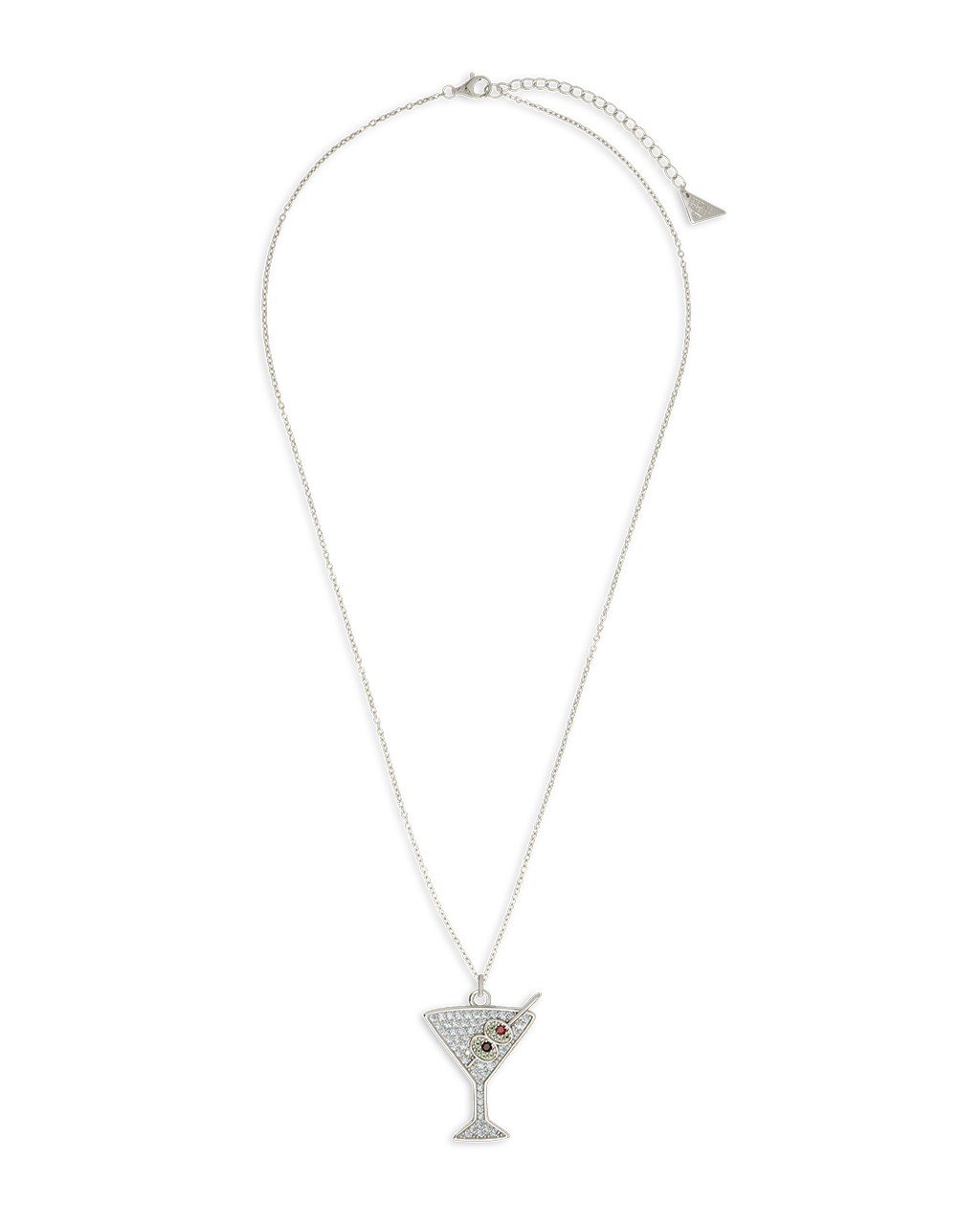Dirty Martini Pave CZ Pendant