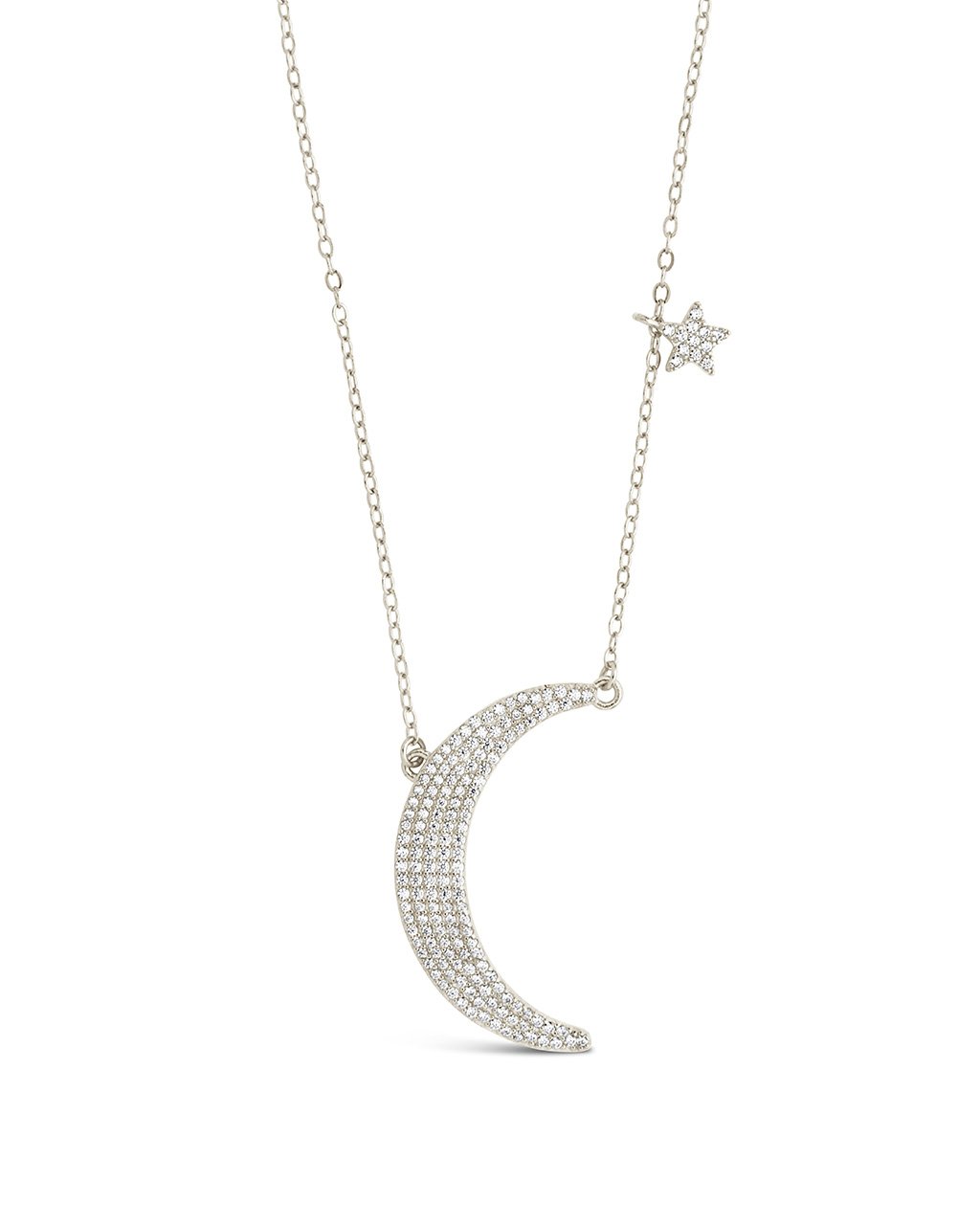 Crescent & Star Charm Necklace