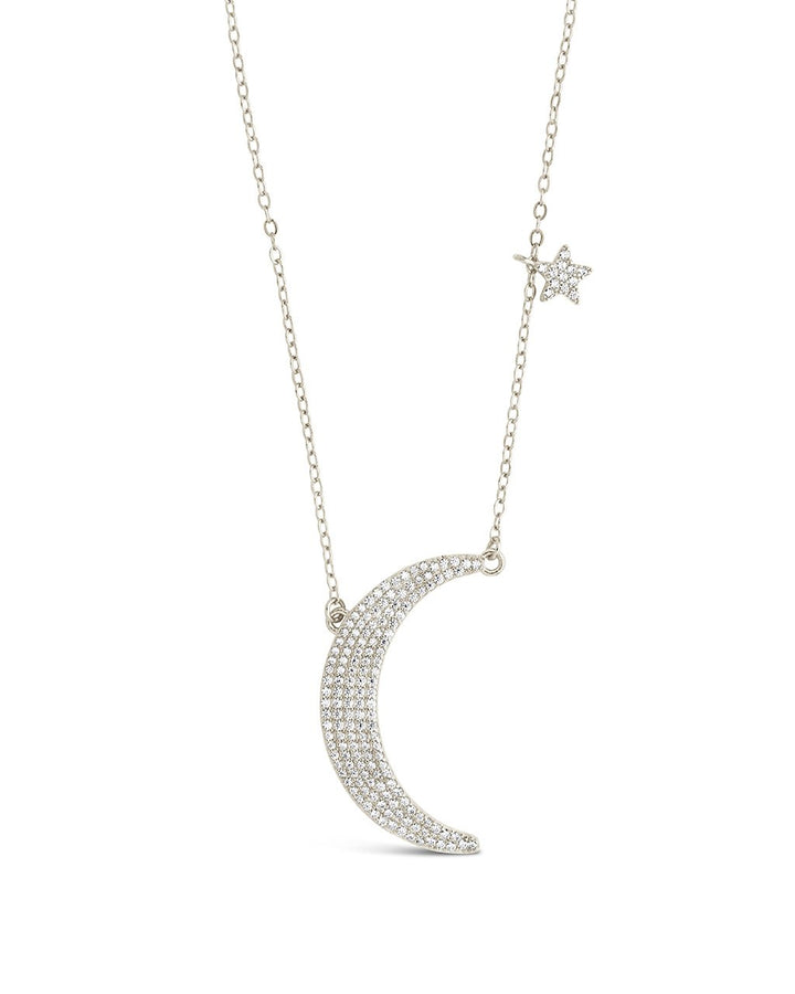 Crescent & Star Charm Necklace