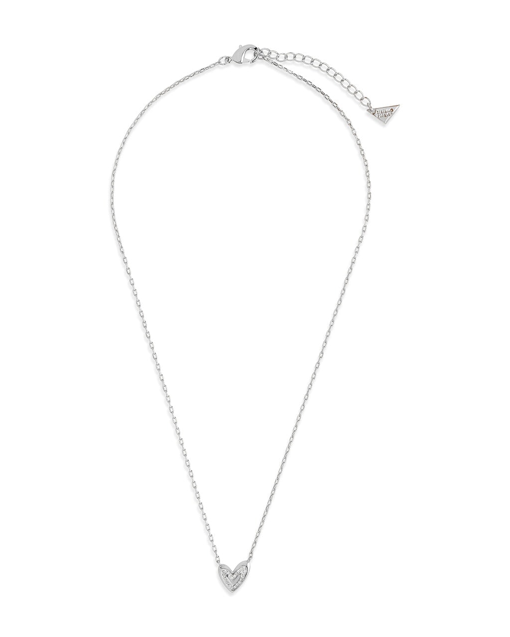 Mabel CZ Heart Pendant Necklace