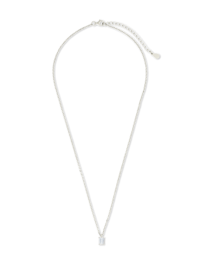 Emerald Prong Set Pendant