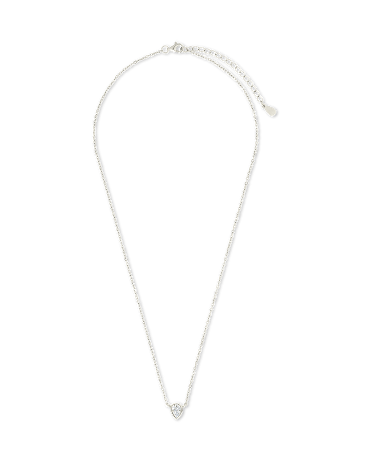 Pear Bezel Set Pendant