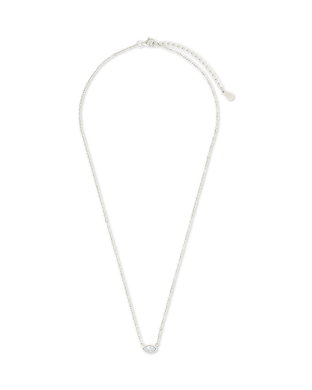 Marquise Bezel Set Pendant