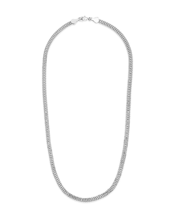 Flat Link Chain by Sterling Forever