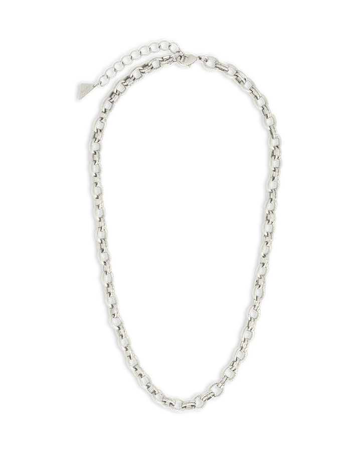 Kamora Textured Chain Link Necklace
