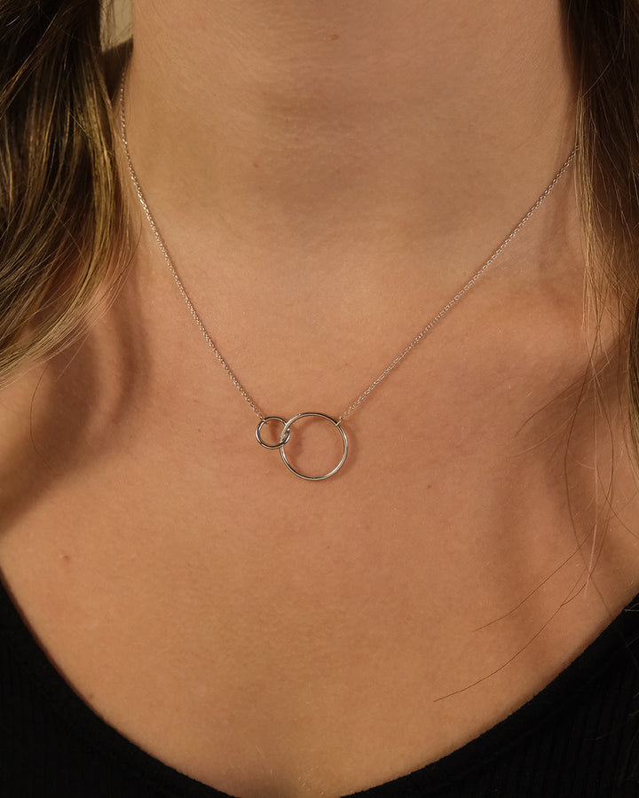 Interlocking Open Circle Pendant