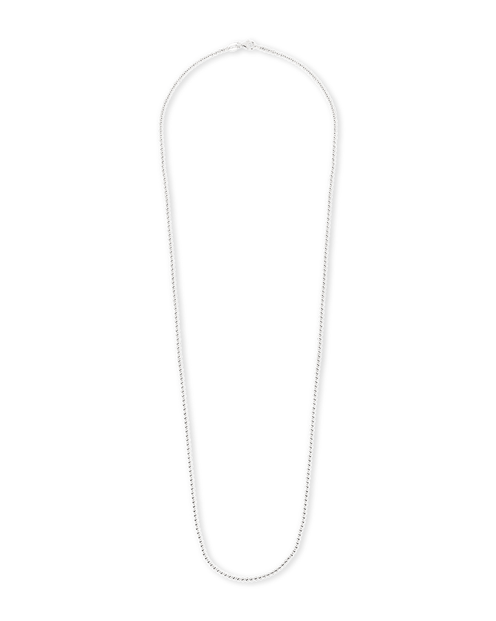 Basia Dainty Beaded Chain Necklace