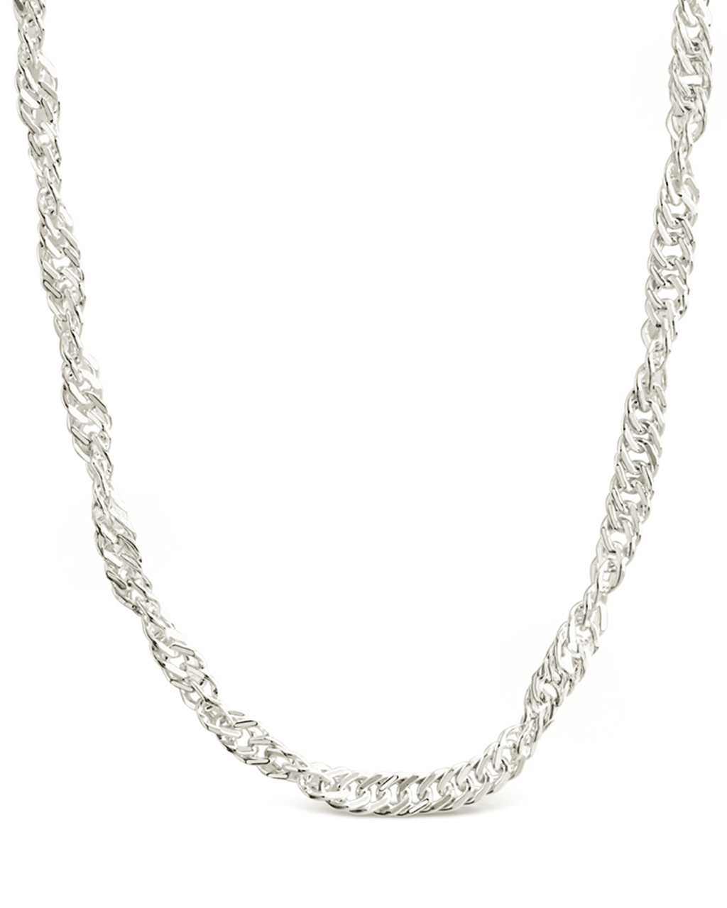 Janina Delicate Twisted Chain Necklace