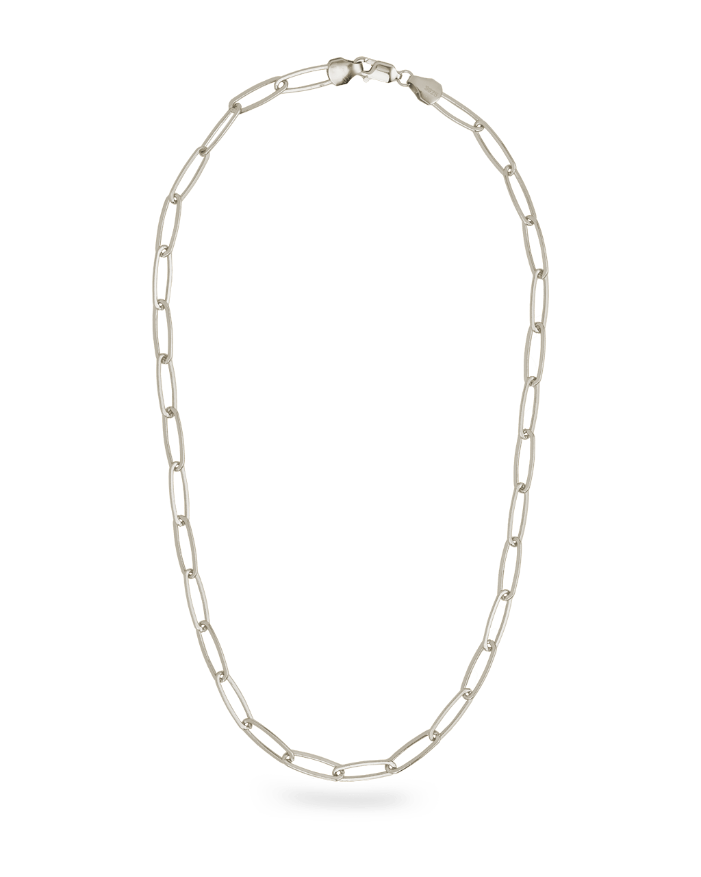 Paperclip Chain Necklace - Large Elongated