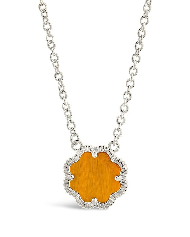 Rose Petal Pendant Necklace by Sterling Forever