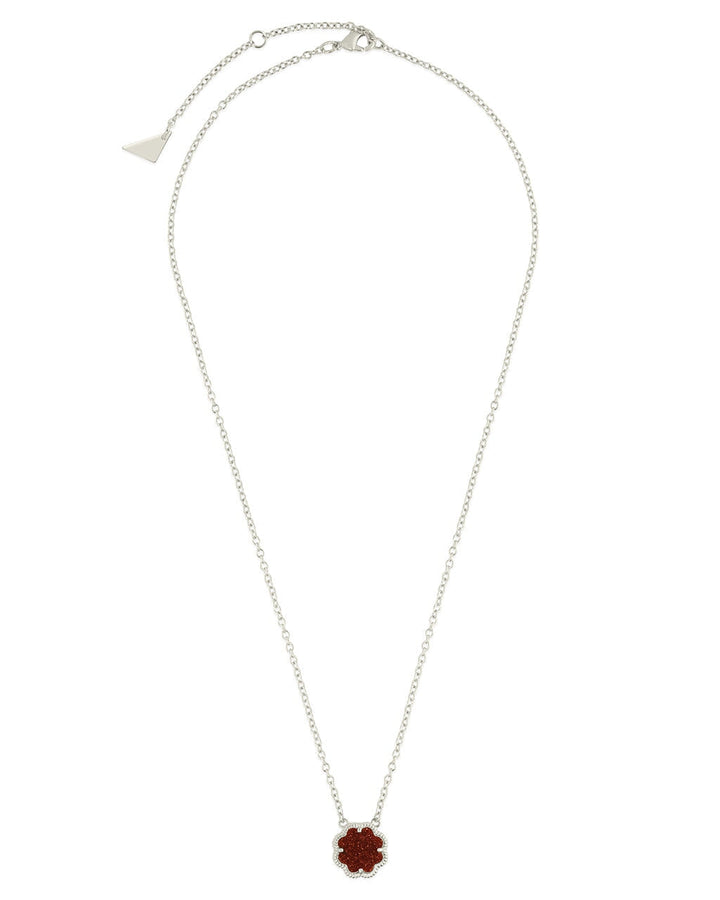 Rose Petal Pendant Necklace