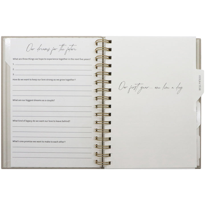 Newlywed One Line A Day Prompted Journal