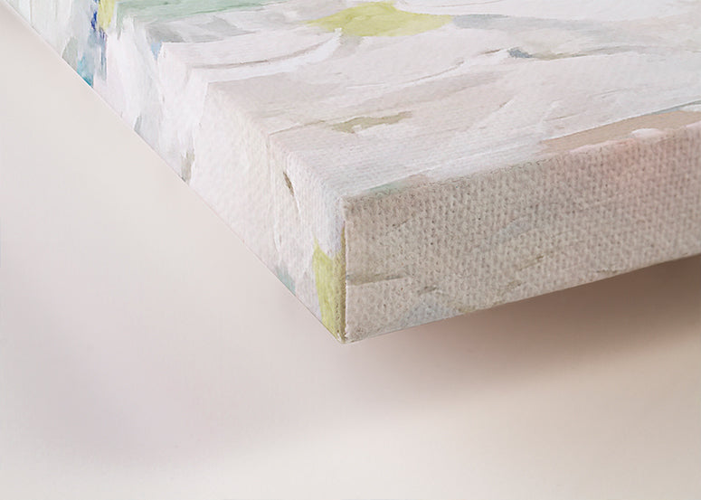 Blue Waves Canvas Wall Art - GreenBox Art