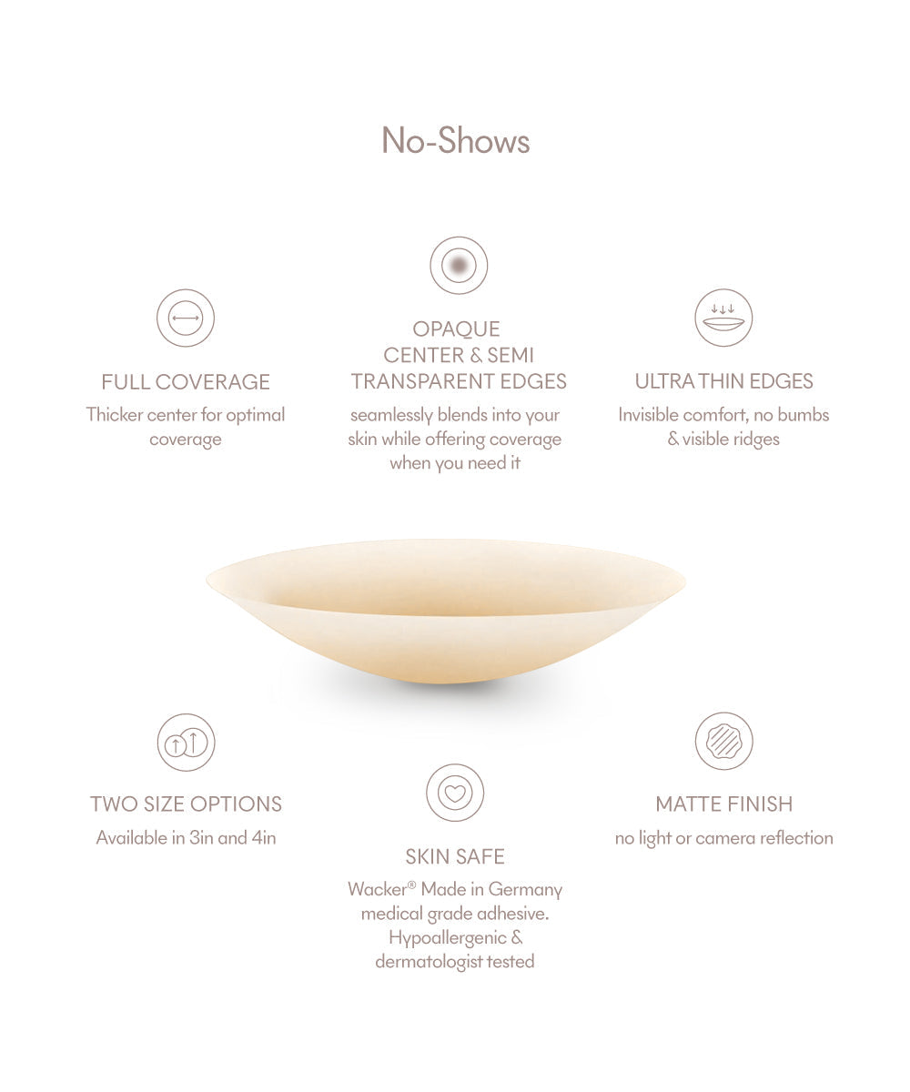 No-Show | Adhesive Nipple Covers by NOOD