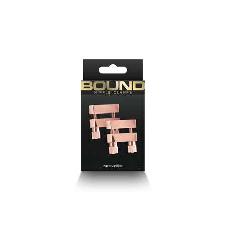 Bound Nipple Clamps V1 Rose Gold by Sexology