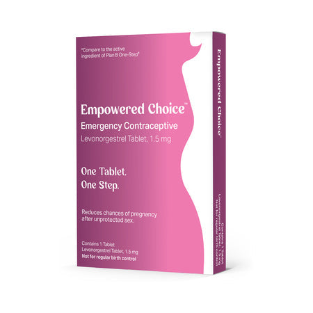 Versea Empowered Choice Emergency Contraception Single Levonorgestrel 1.5 mg tablet by Sexology