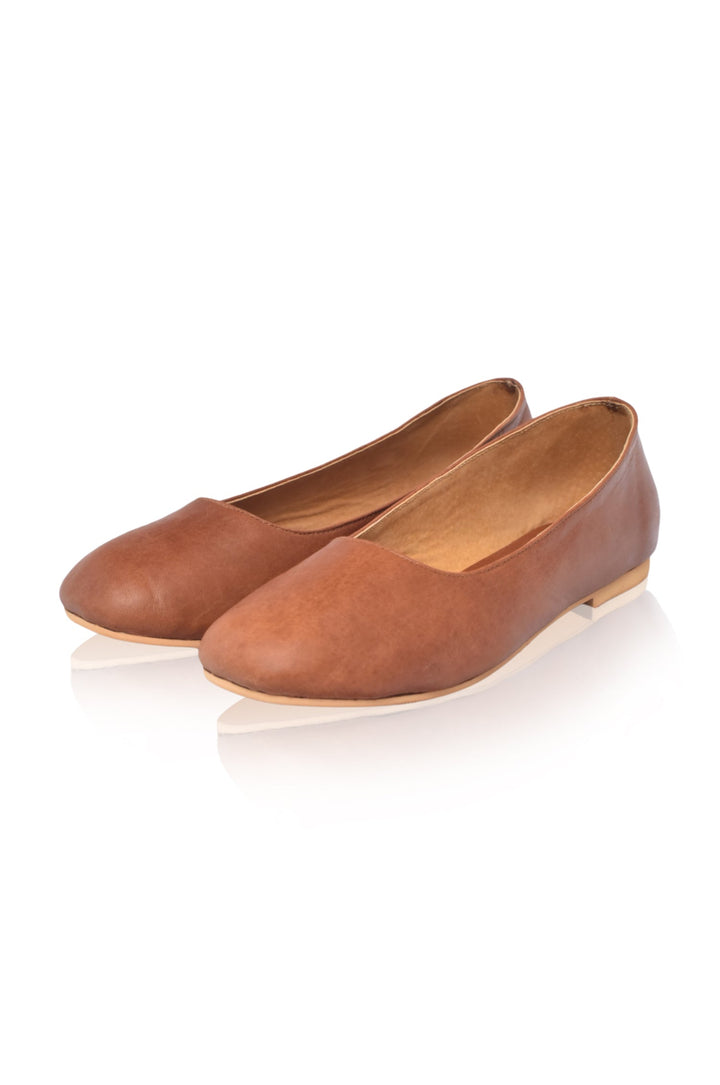 Naples Leather Ballet Flats by Bali Lane