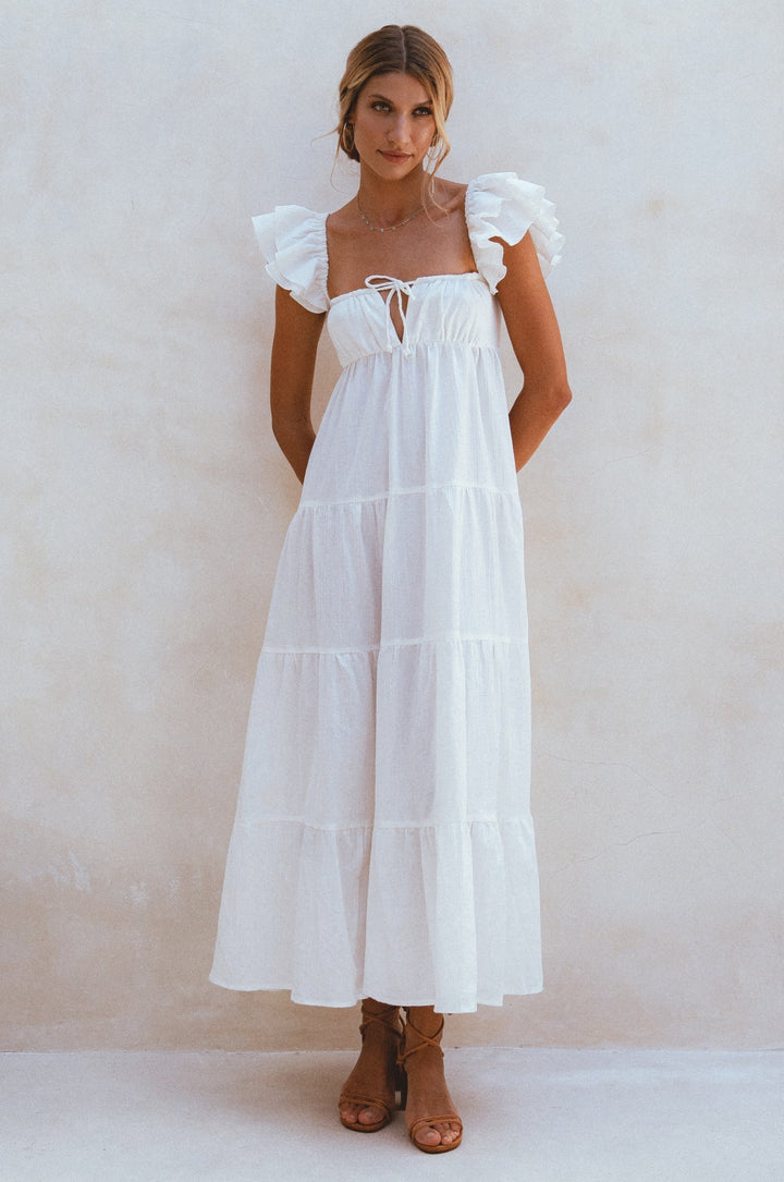 Nymph Bohemian Linen Maxi Dress by Bali ELF