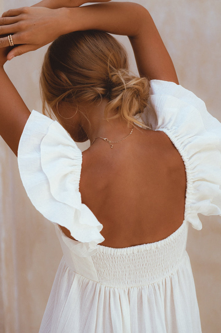 Nymph Bohemian Linen Maxi Dress by Bali ELF