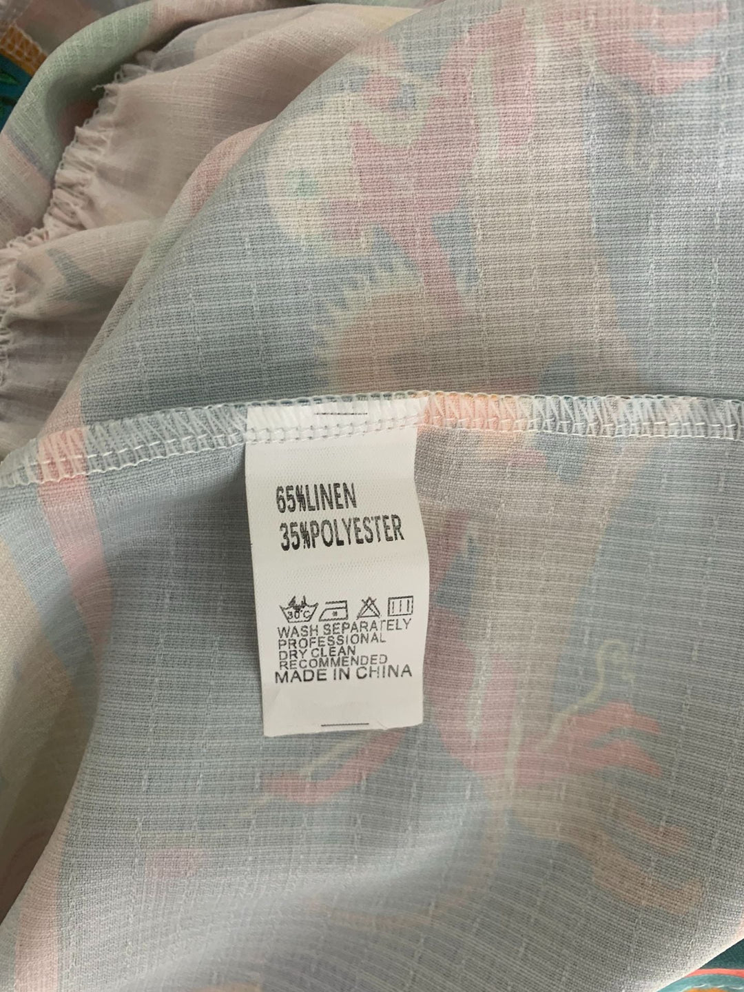 Autumn Winter Long Sleeve Printed Lace up Pleated Dress by BlakWardrob