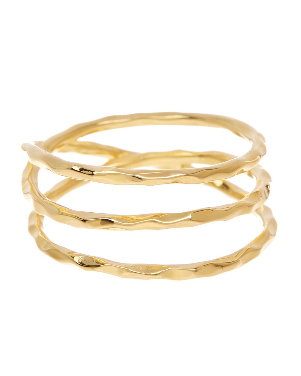 Textured Multi Band Ring