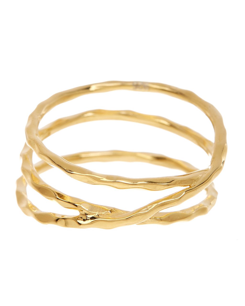 Textured Multi Band Ring