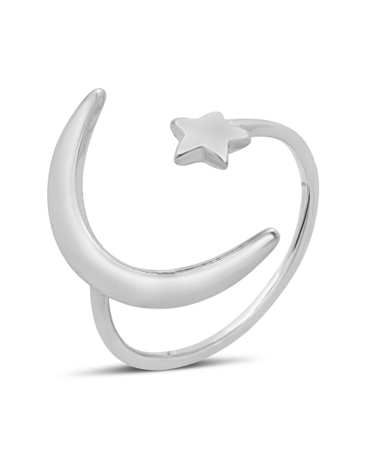 Crescent Moon Open Ring