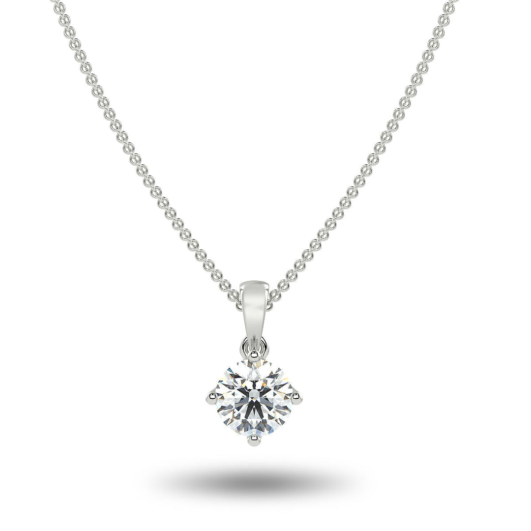 Sirius Solitaire Necklace - Multiple Sizes by Brilliant Carbon