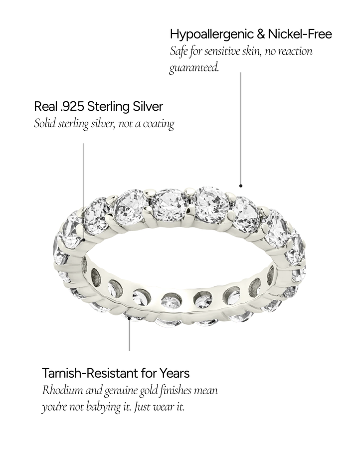 Gracie CZ Eternity Ring