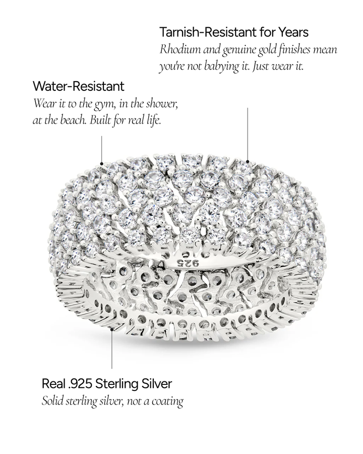 Yvonne CZ Stacking Ring