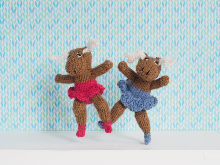 Dancing Moose Ornament- set of 6 by Melange Collection