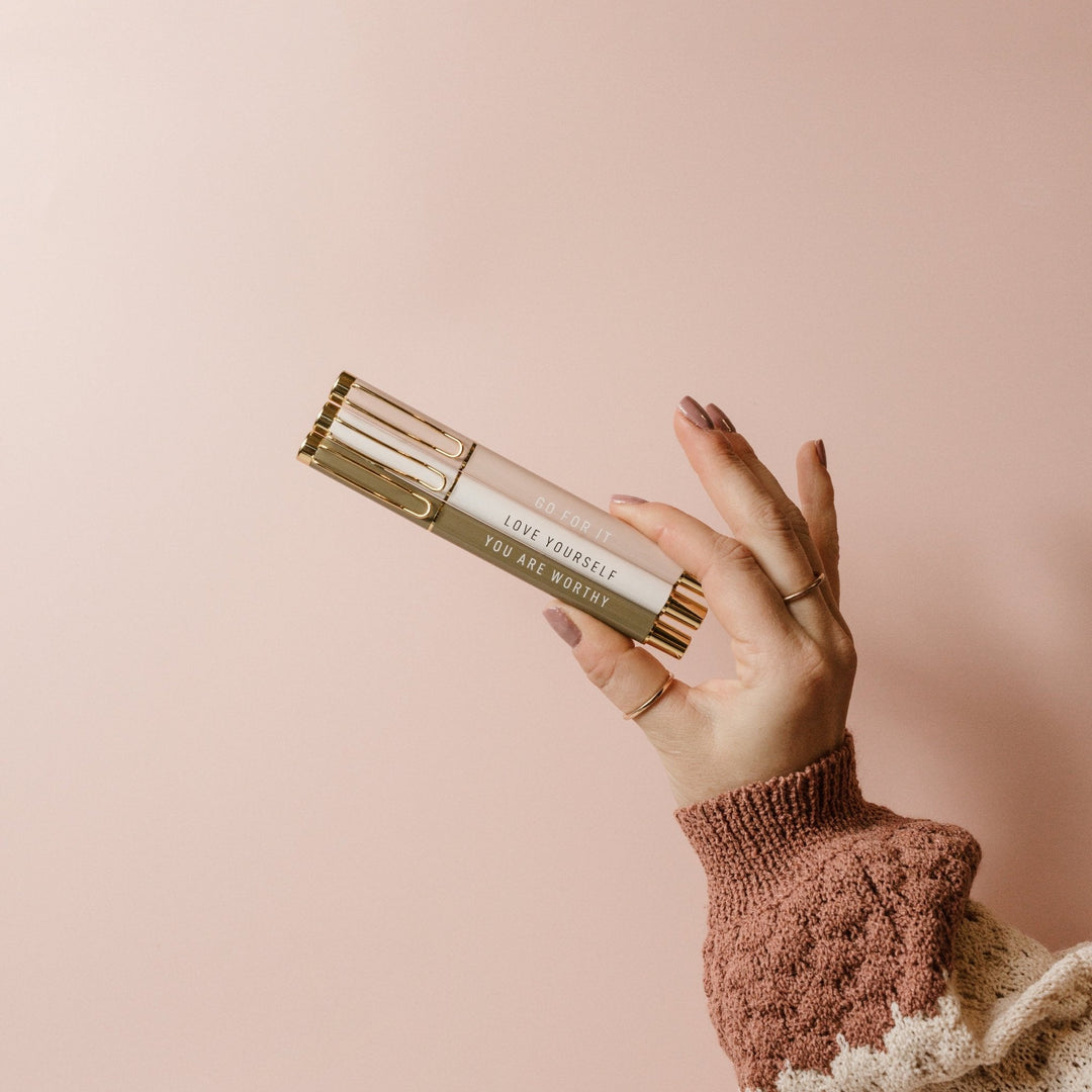 Go For It Metal Pen Set by Sweet Water Decor