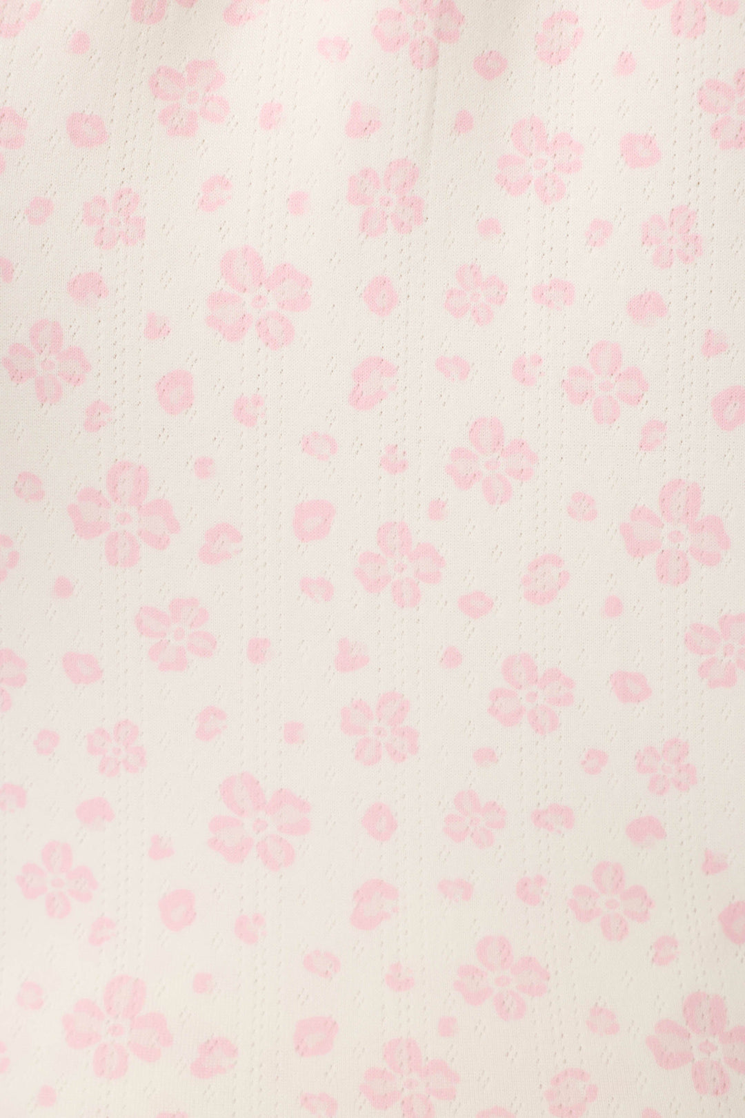 Pretty Petals Sweet Pink Floral Print Long Sleeve Top