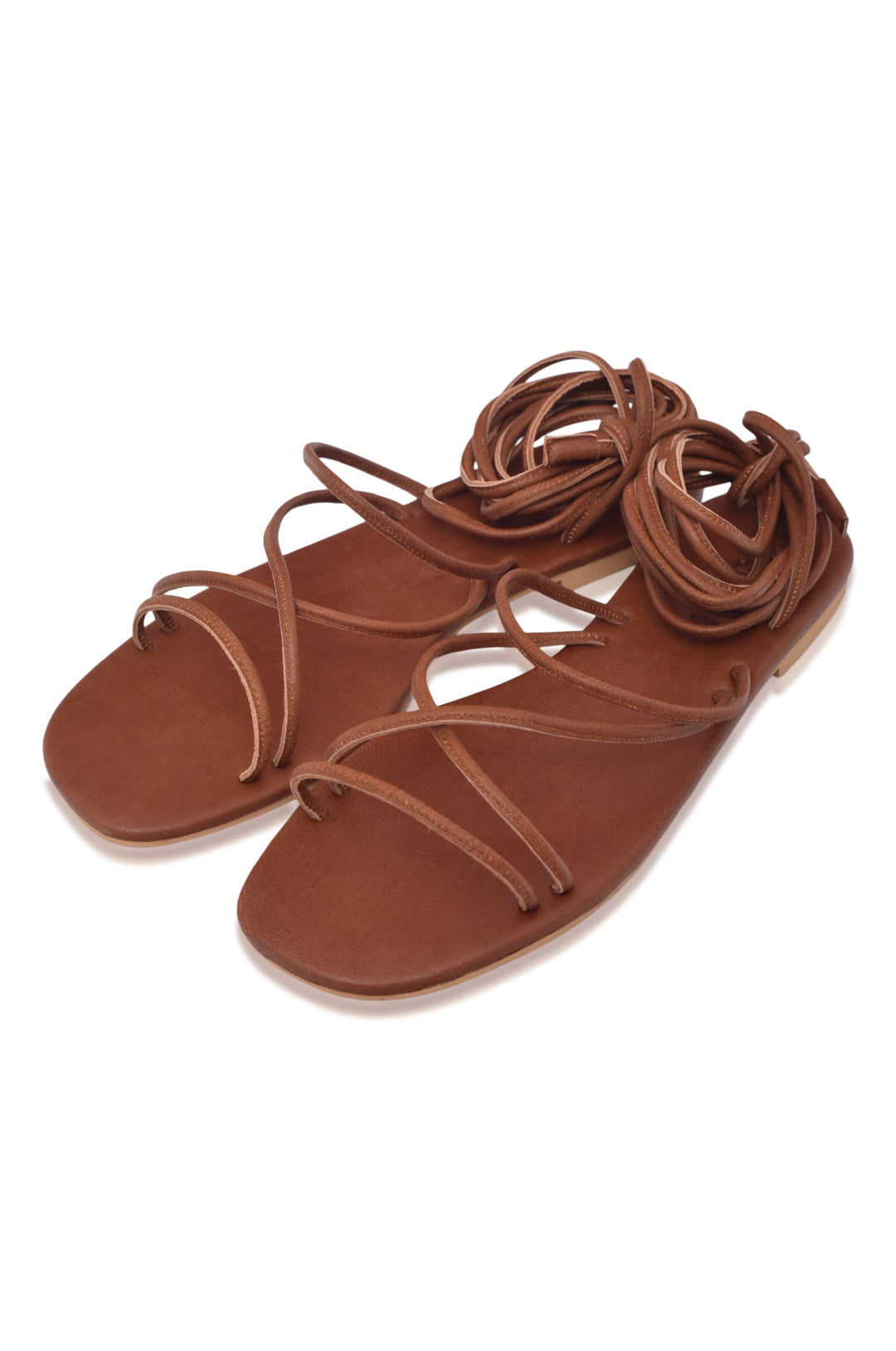 Palencia Strappy Leather Sandals by Bali Lane