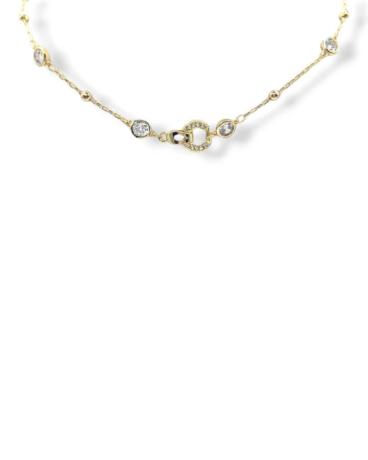 Ricky Spike Charm Lariat Necklace