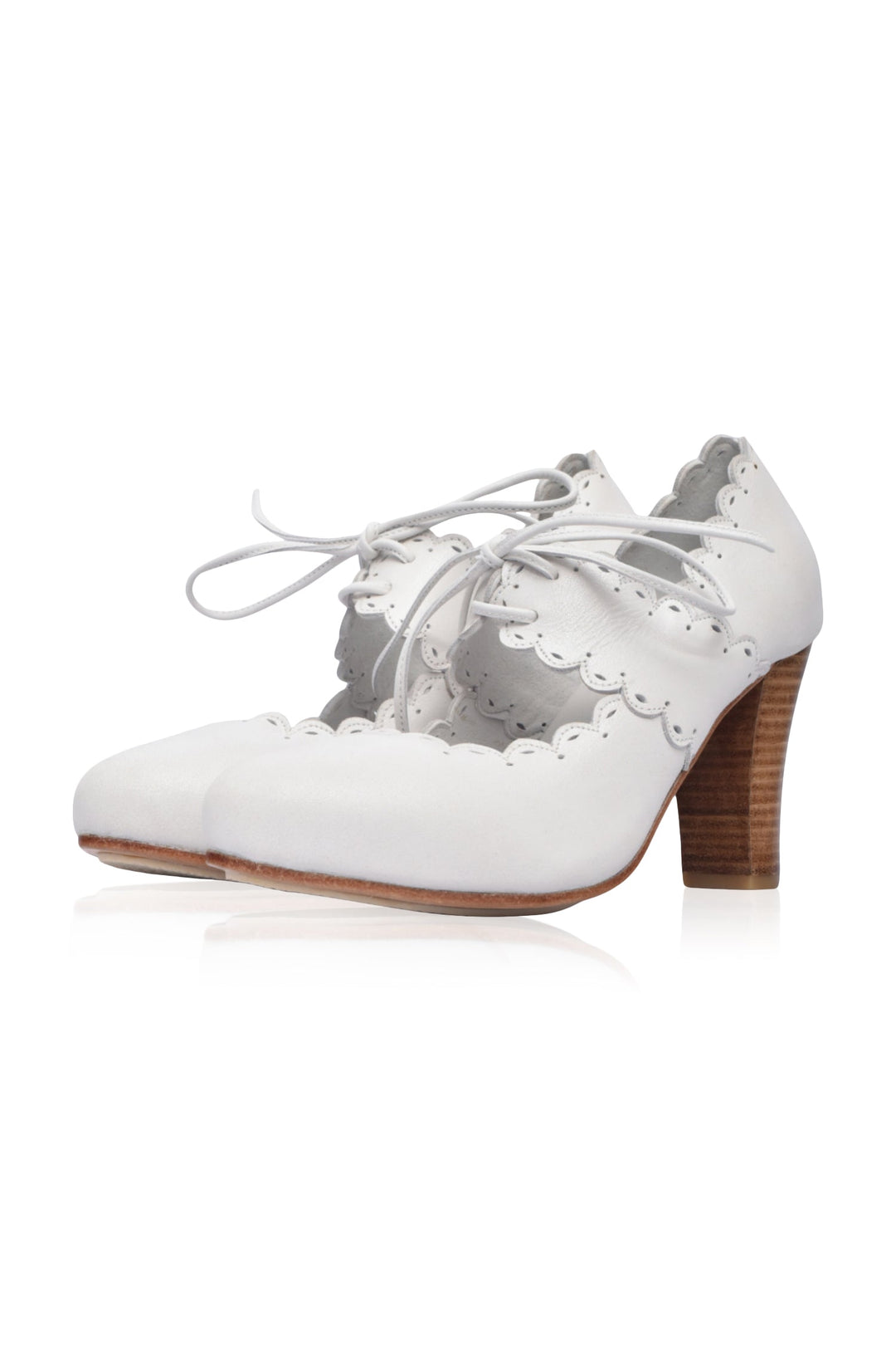 Paradise Bird Leather Heels by ELF