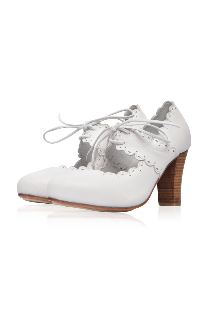 Paradise Bird Leather Heels by ELF