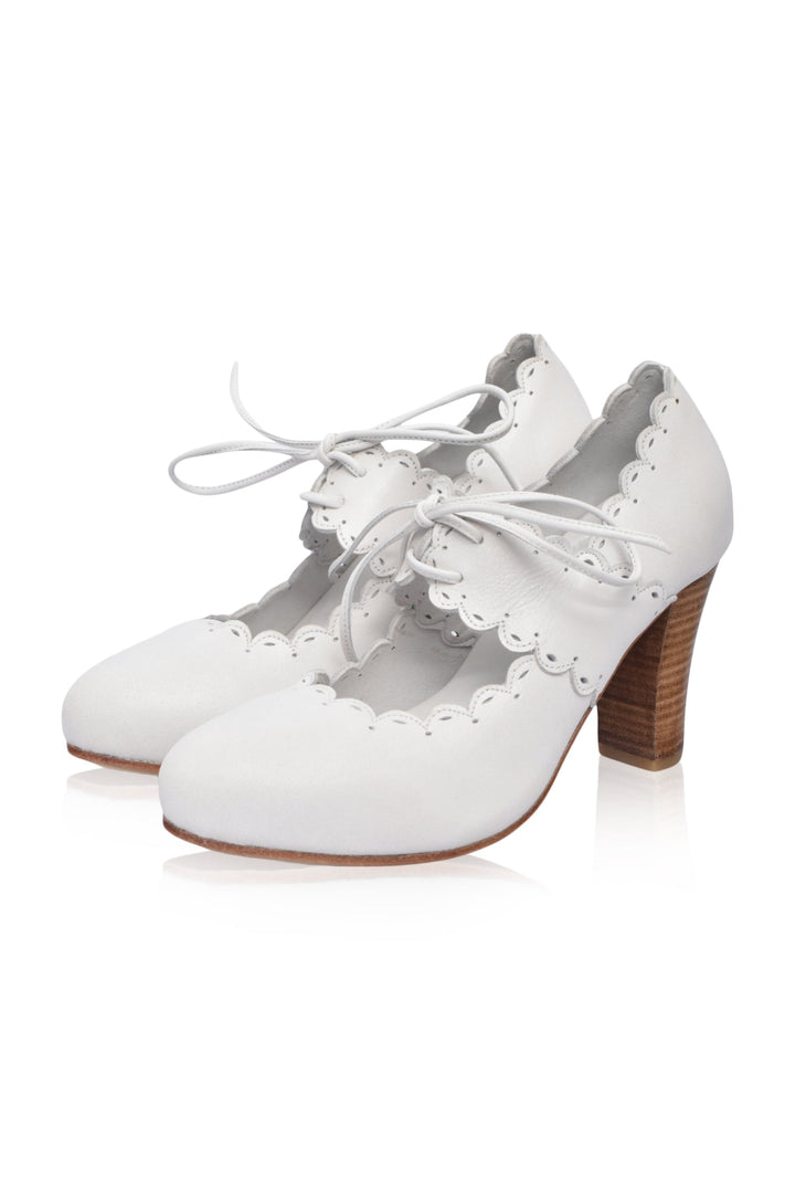 Paradise Bird Leather Heels by ELF