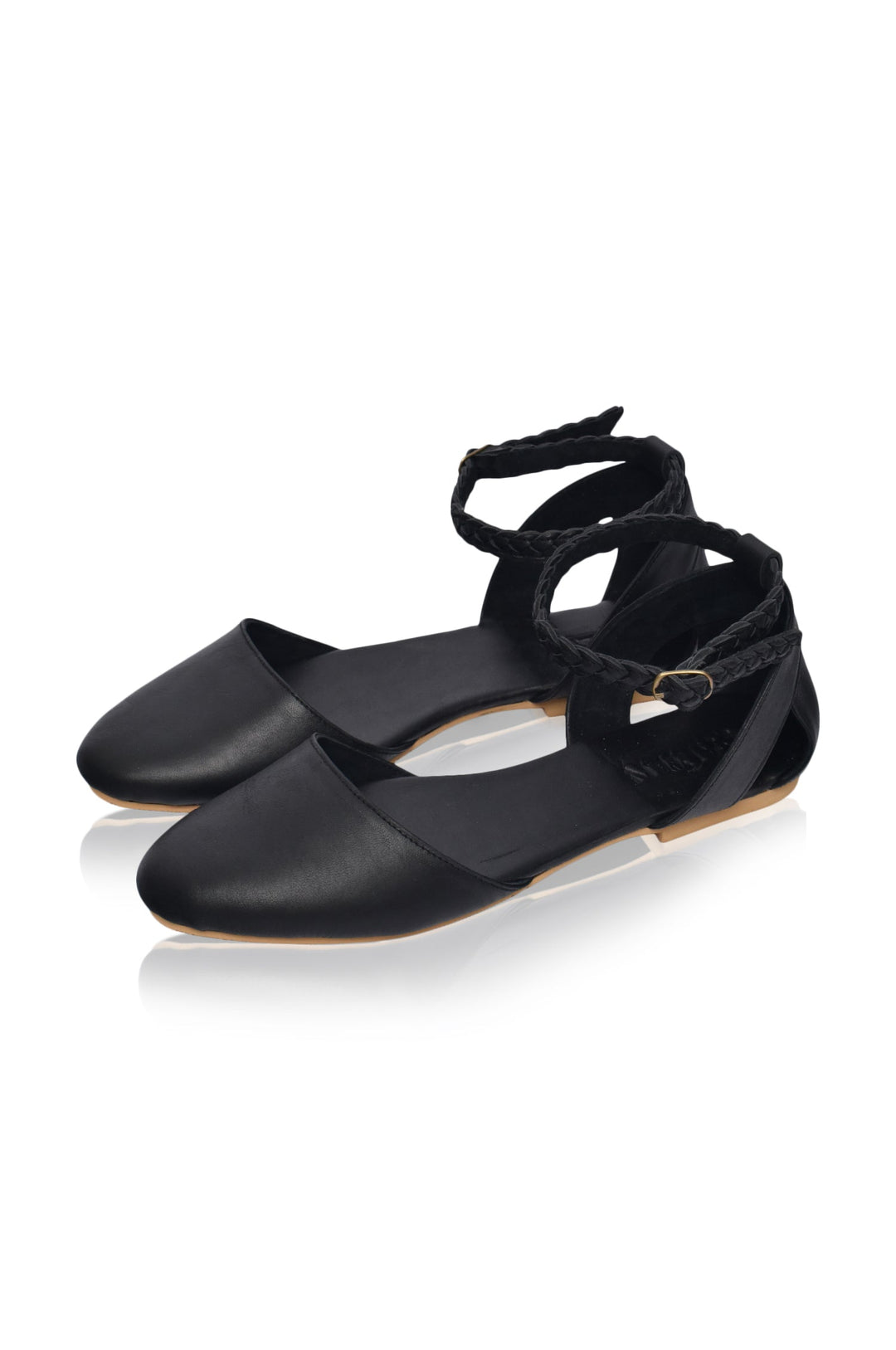 Paris Leather Ballet Flats by Bali Lane