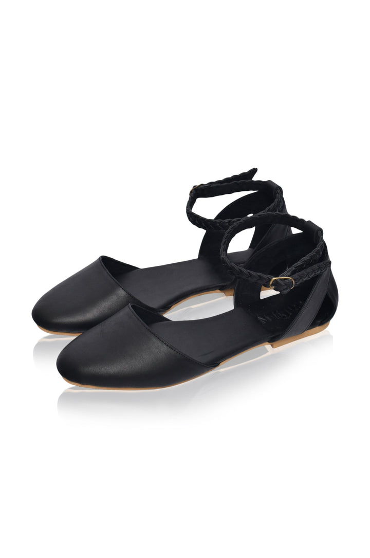 Paris Leather Ballet Flats by Bali Lane