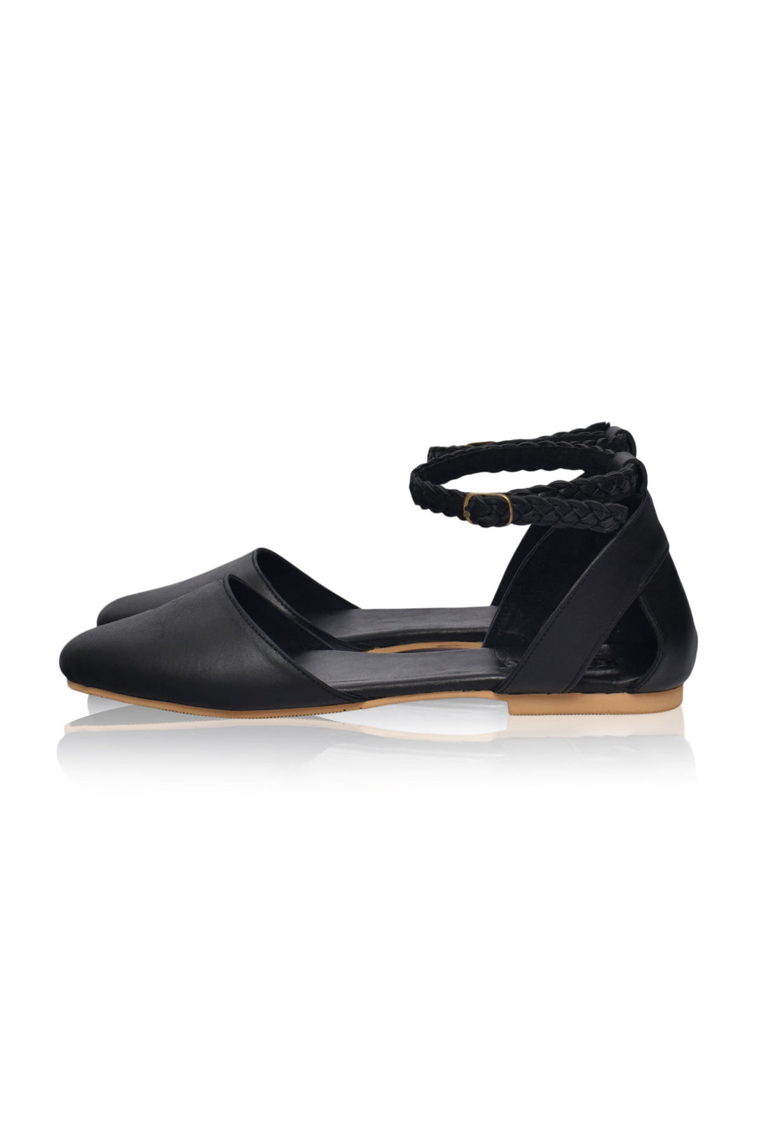 Paris Leather Ballet Flats by Bali Lane