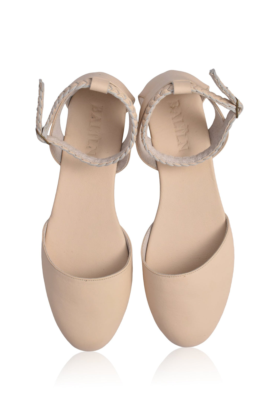 Paris Leather Ballet Flats by Bali Lane
