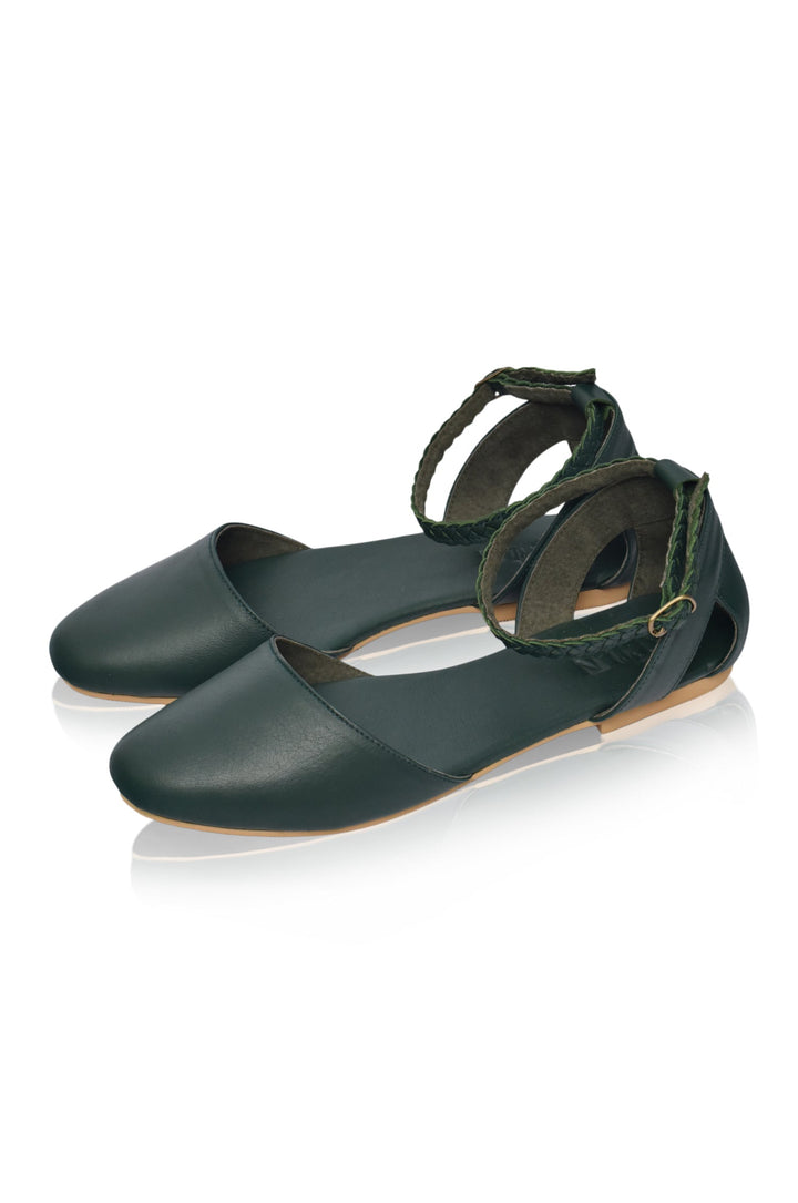 Paris Leather Ballet Flats by Bali Lane