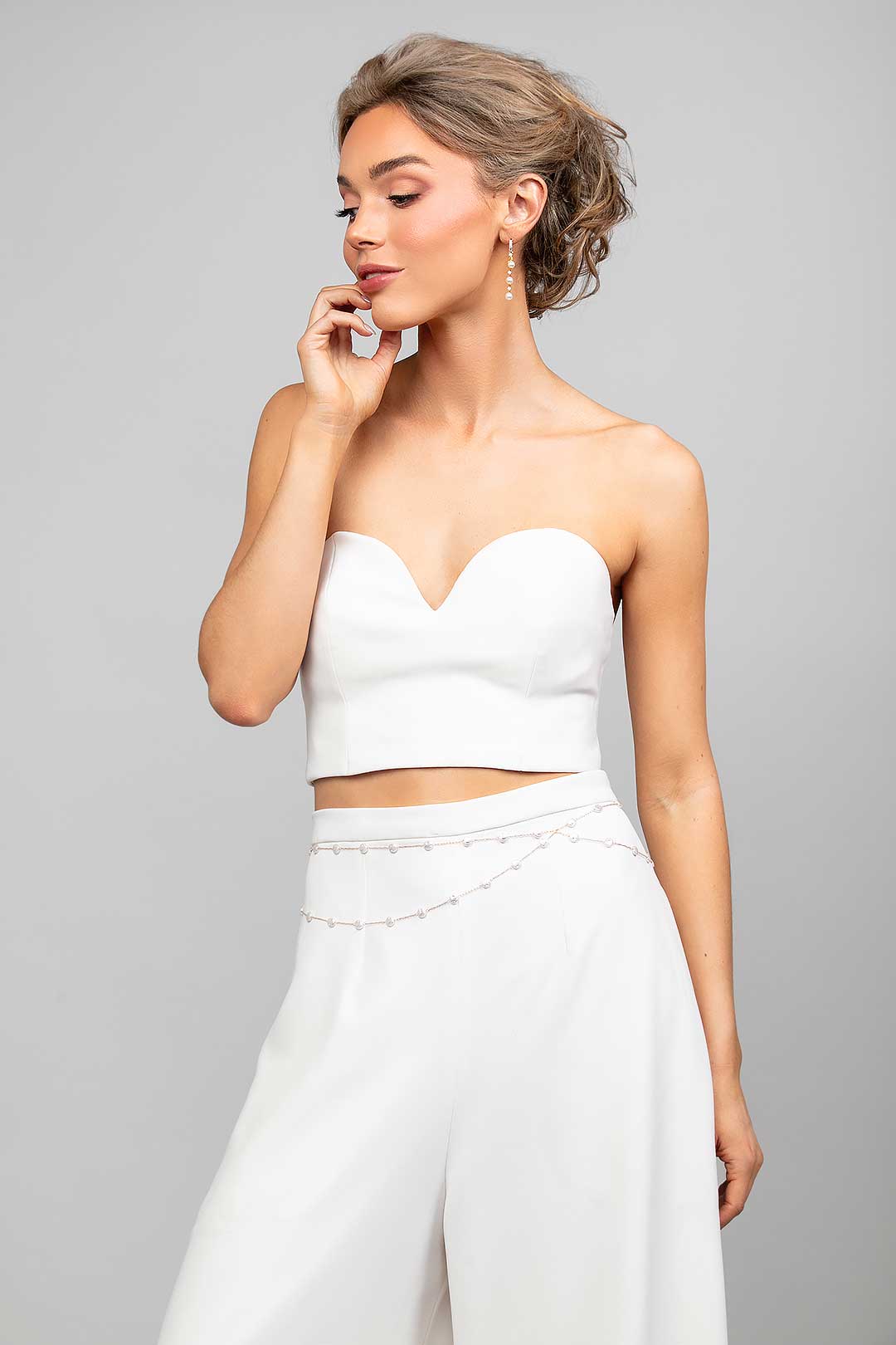 Pearlette Pearl Chain Belt