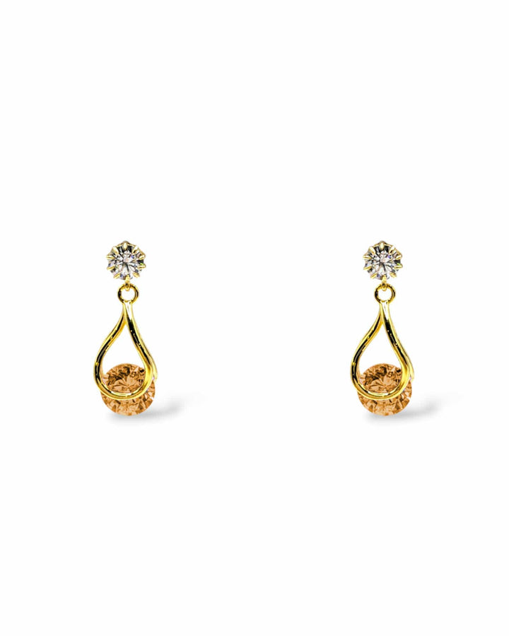 Perry CZ Crystal Drop Earrings