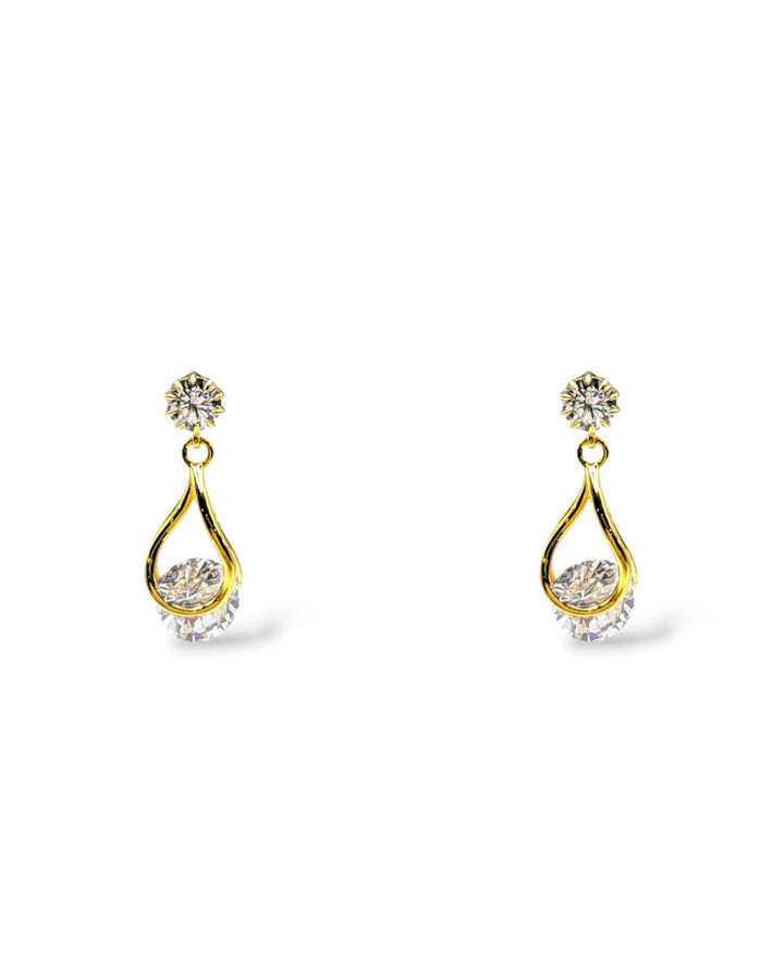 Perry CZ Crystal Drop Earrings